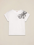 Jersey-T-Shirt mit Druck und Applikationen image number 3