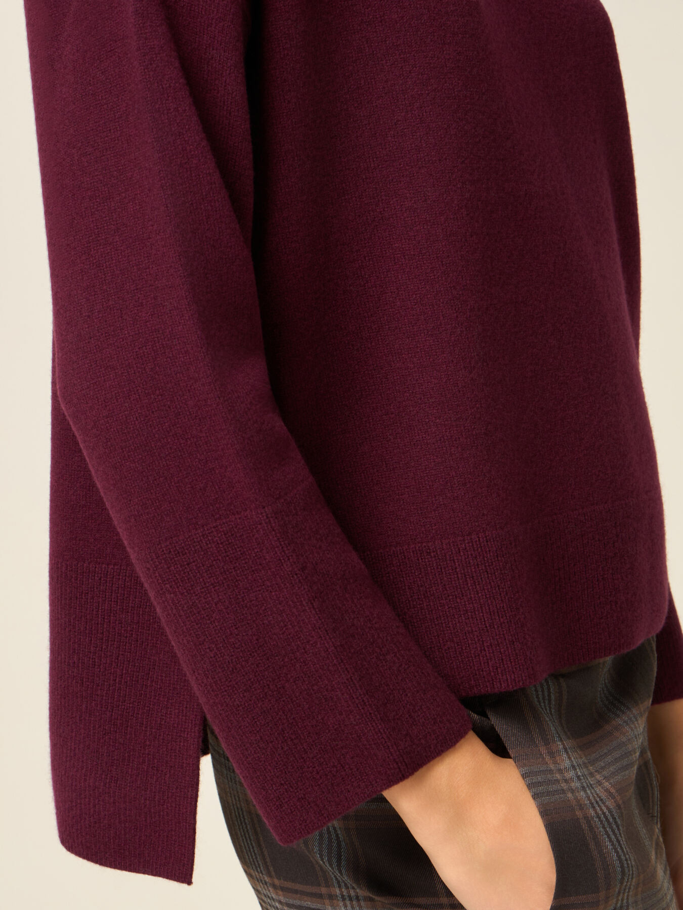 Pure wool crew neck sweater image number 2