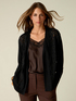Cardigan aus Cashmere-Mix mit Spitzeneins&auml;tzen image number 0