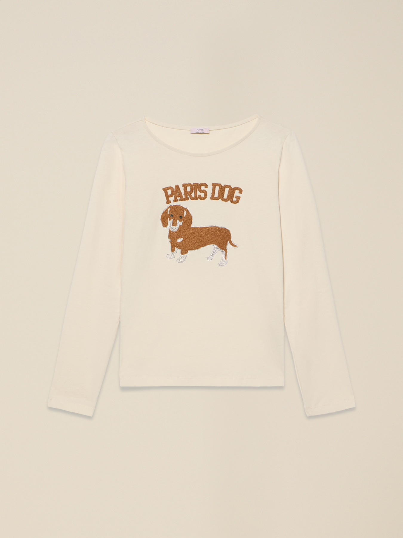 Tricou cu imprimeu și aplicații image number 3