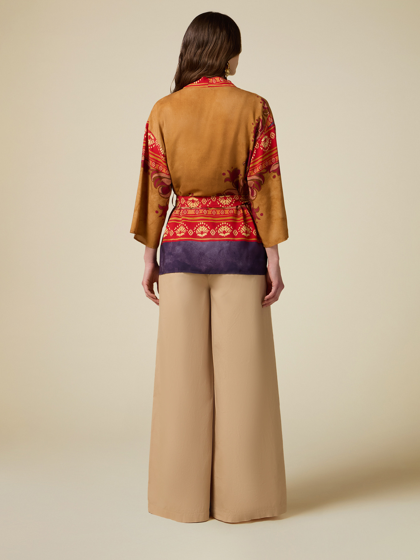 Veste kimono en viscose image number 1