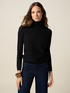 Jersey de cuello alto con lentejuelas image number 0