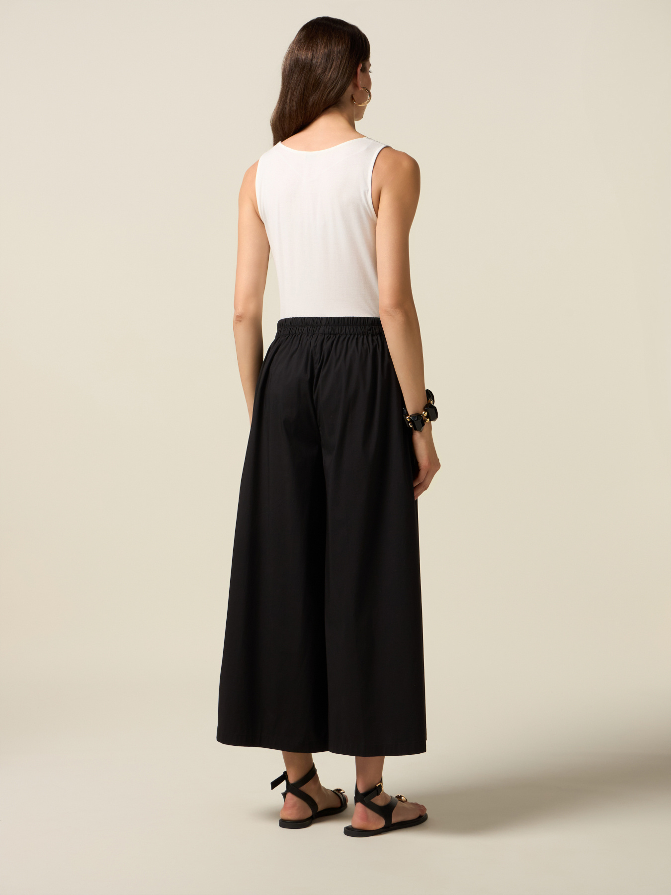 Pantalones palazzo cropped image number 1