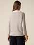Lurex knit sweater image number 1