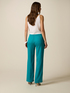 Pantalon palazzo en lyocell image number 1
