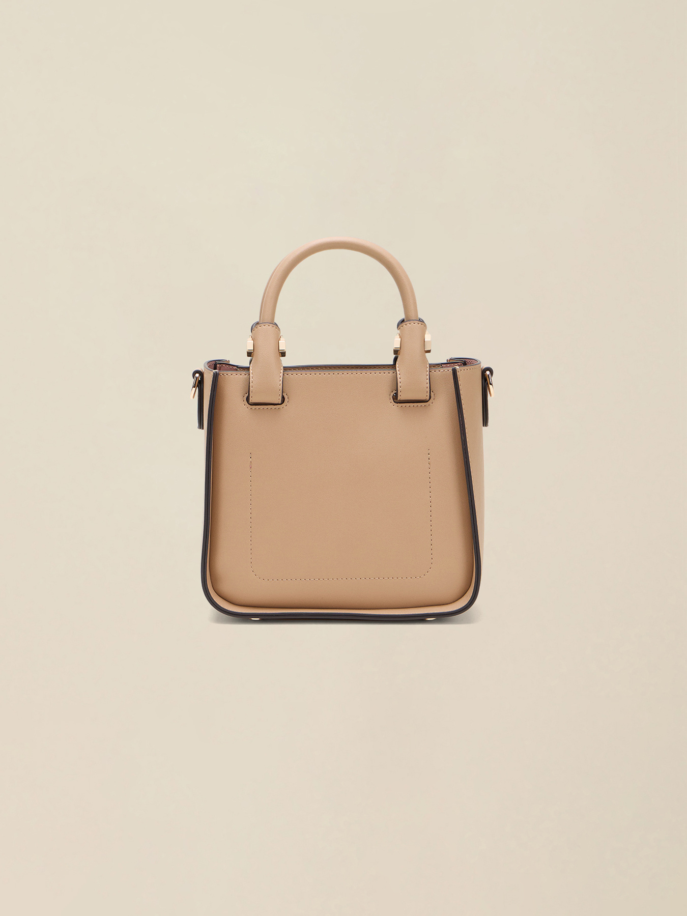 Mini barrel bag with pouch and shoulder strap image number 2