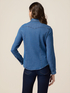 Denim shirt with snap buttons image number 1