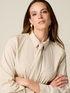 Camicia in cotone a righe con cravatta image number 2