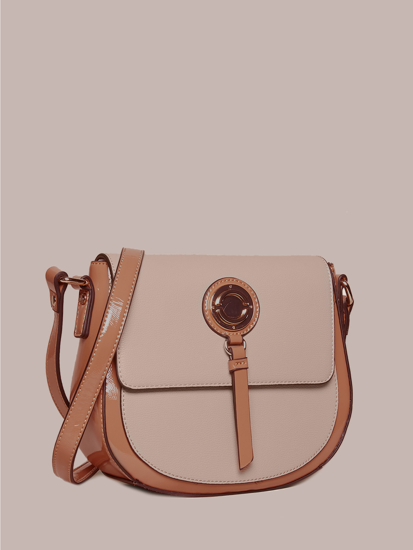 Borsa bicolor a tracolla image number 2