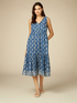Vestito lungo fantasia in cotone image number 3