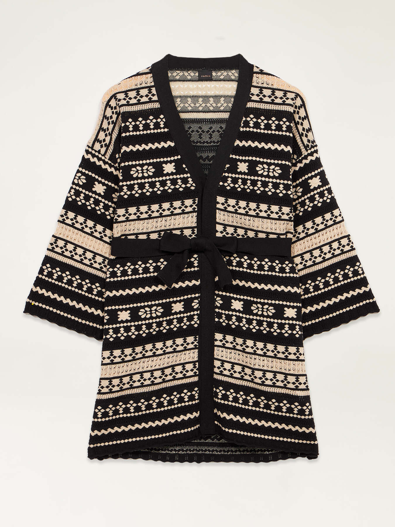 Maxi cardigan jacquard image number 4