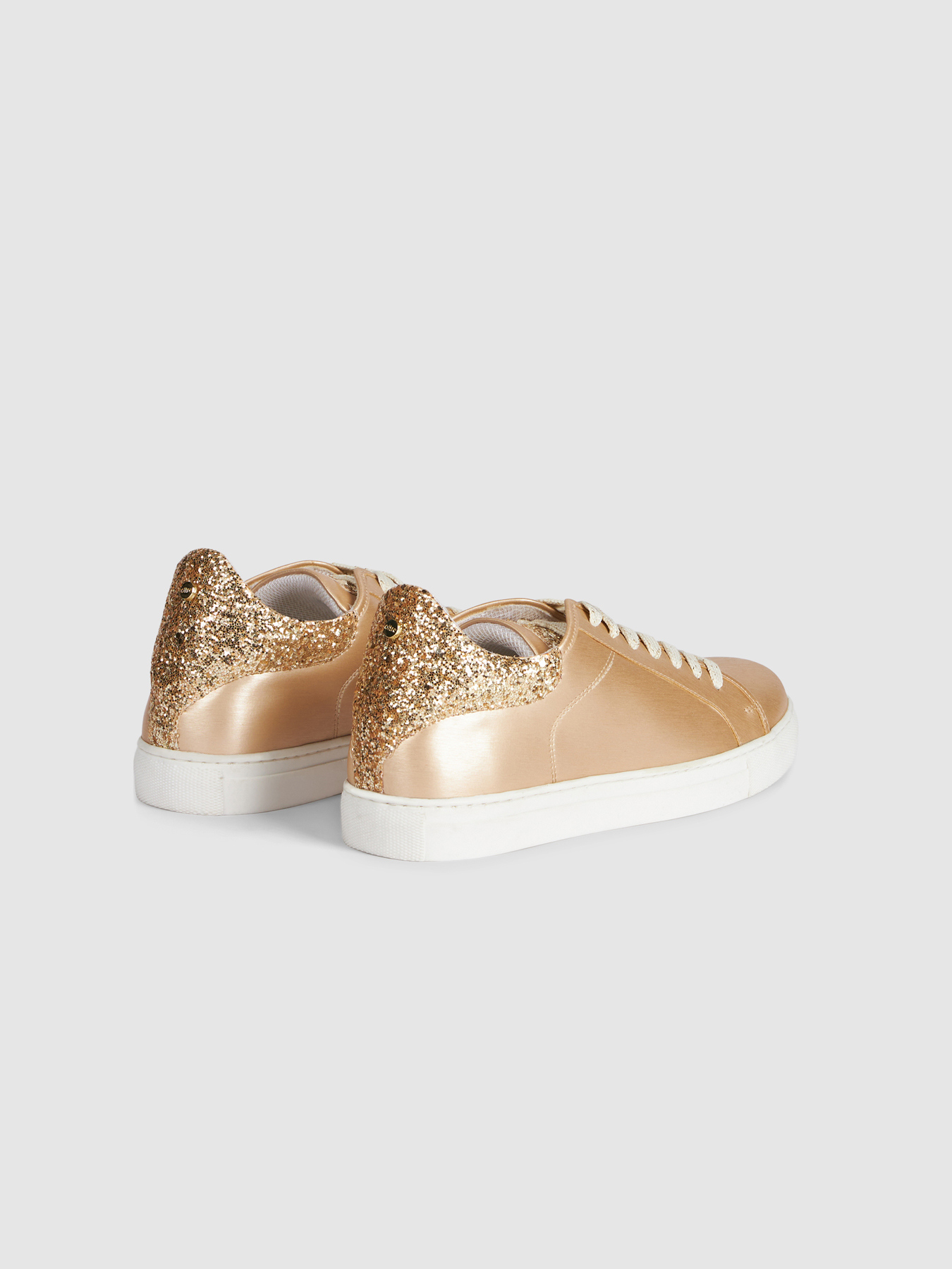Sneakers con parte glitter image number 3