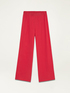 Pantalon large en lyocell/lin image number 4