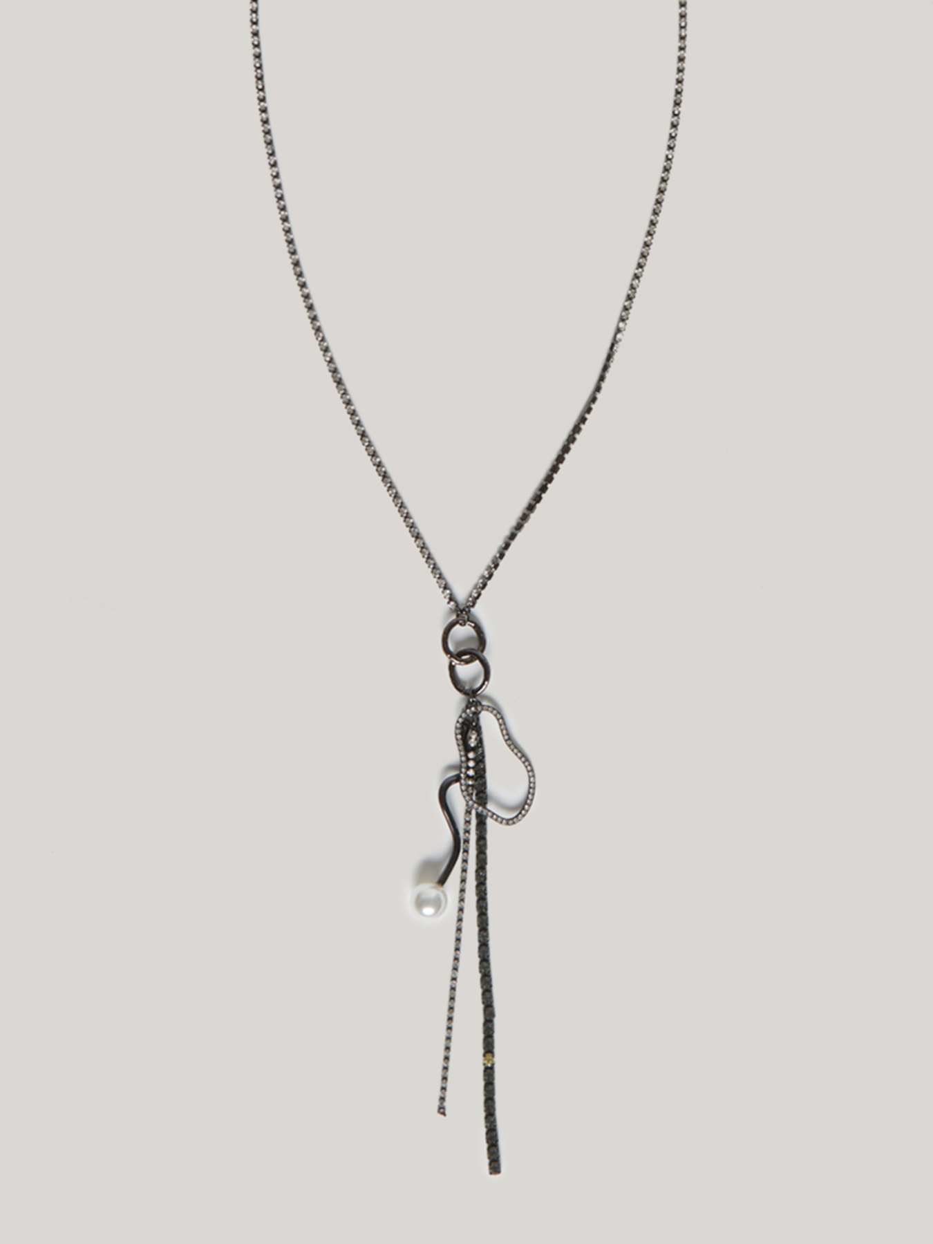 Collar largo con abalorios image number 2