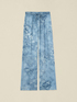 Pantaloni palazzo in raso di viscosa image number 4