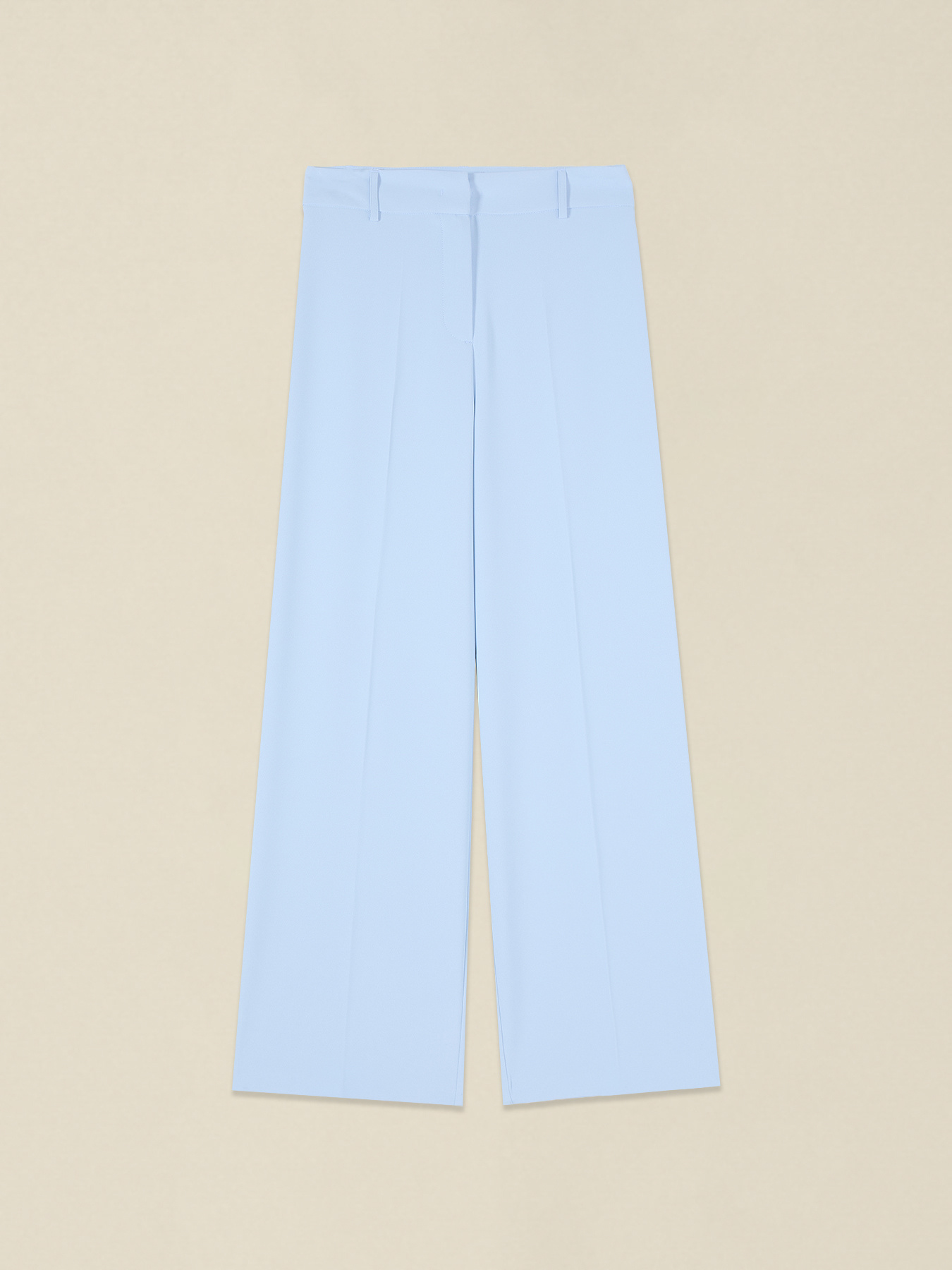 Pantalon palazzo en tissu fluide image number 4