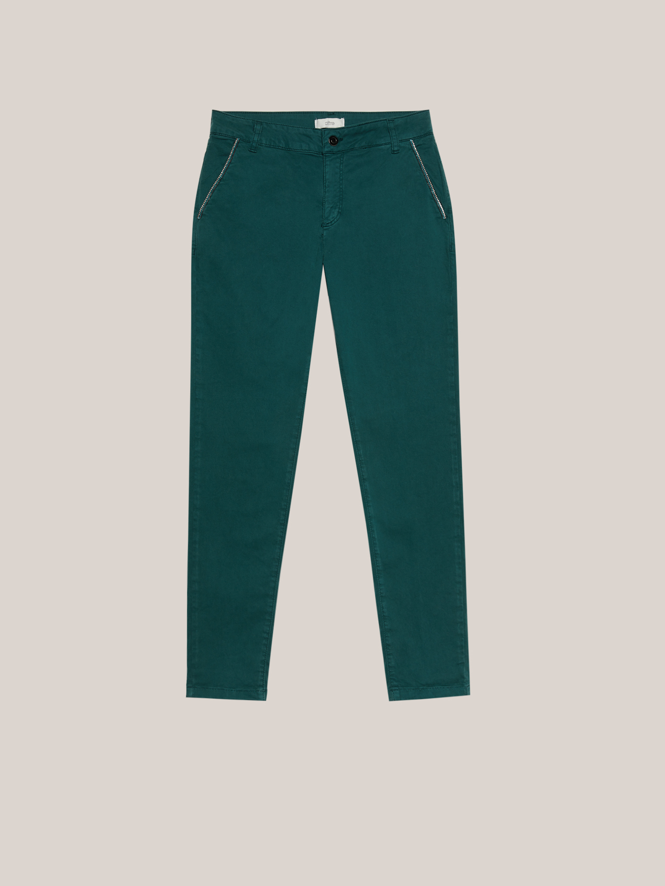 Pantaloni chino Madrid con tape gioiello image number 3