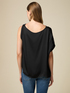 Asymmetrische Bluse aus Satin image number 1