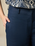 Pantalones de pierna ancha de lino image number 1
