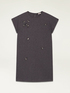 Flannel dress with stones image number 4