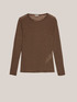 Camiseta de rayas con mezcla de cachemir image number 3