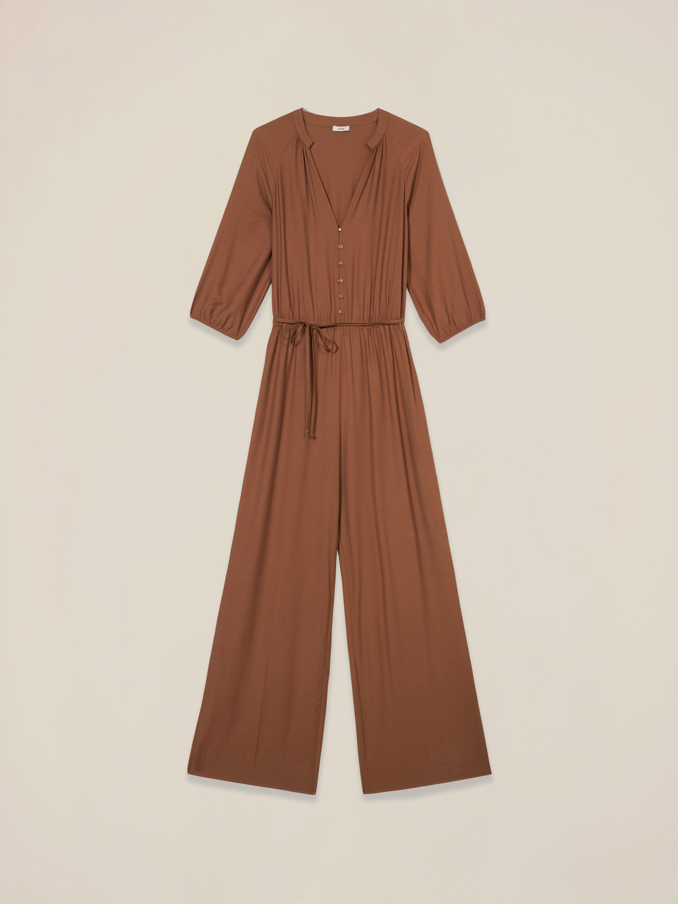 Tuta fluida con scollo a V image number 3
