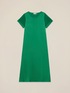 T-dress gown in viscose satin image number 3