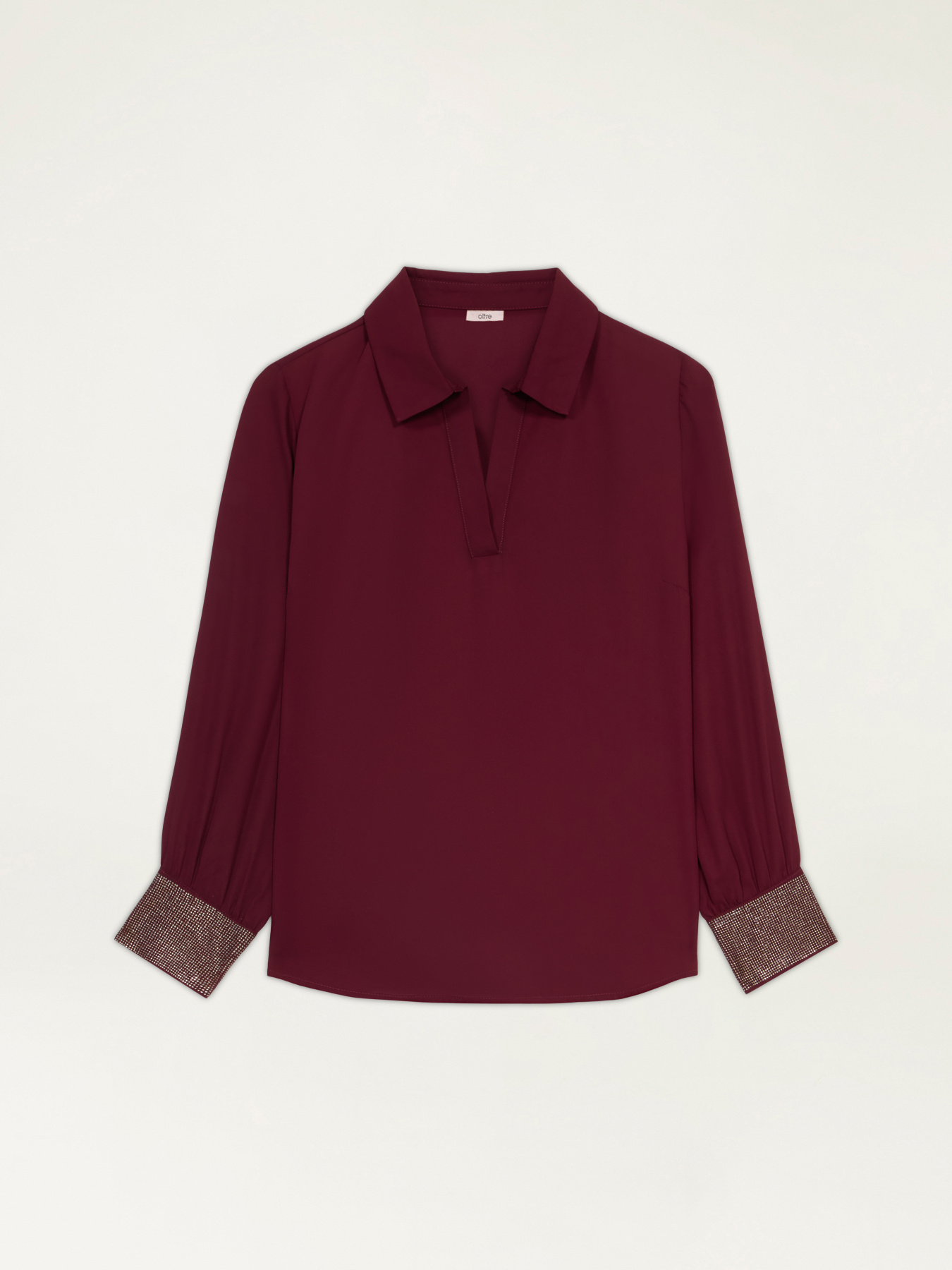 Blouse en georgette avec cristaux image number 3