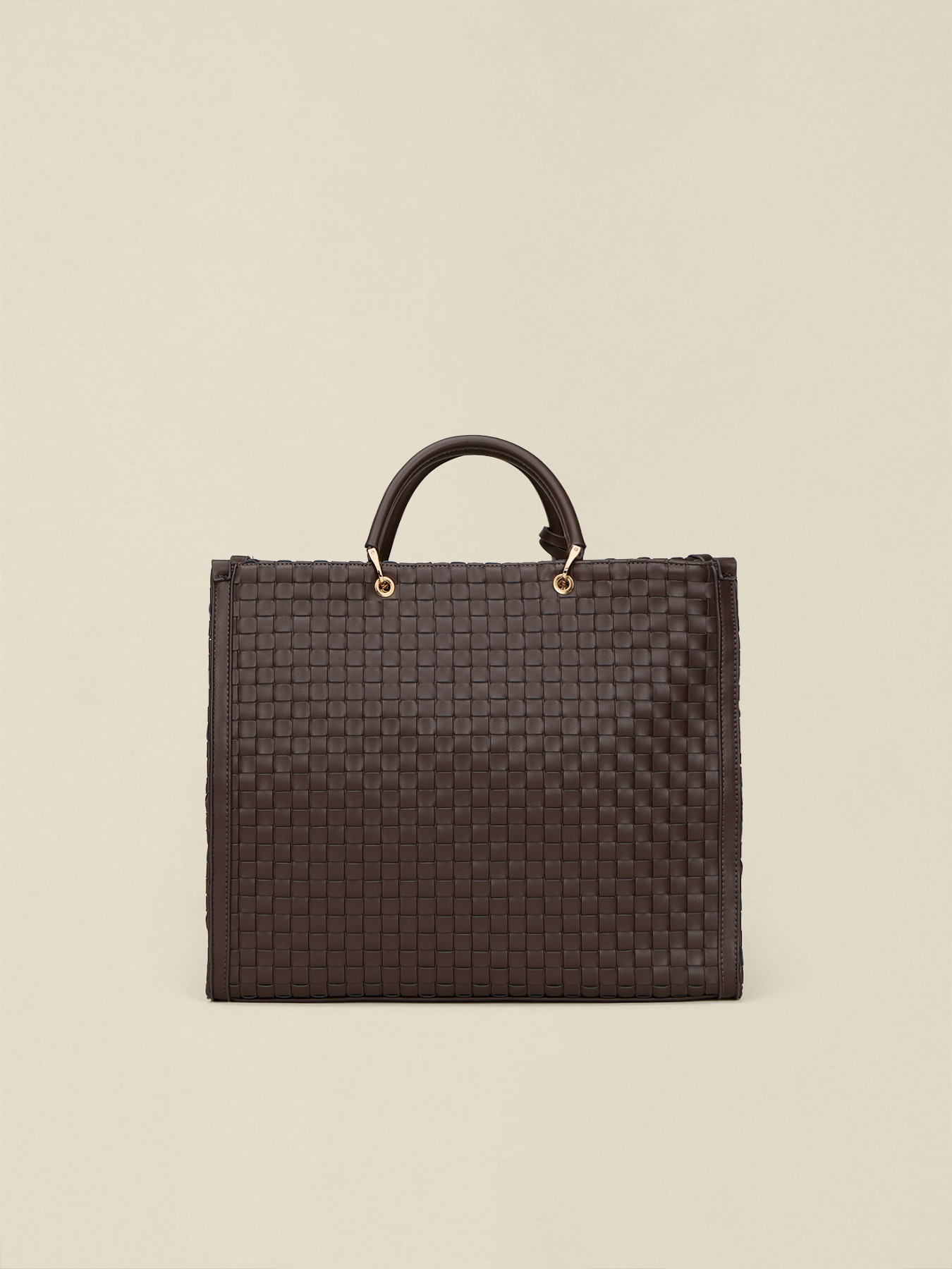 Bauletto intrecciato con pochette image number 2