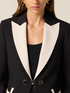 Blazer with contrasting details image number 2