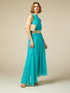 Long dress with detail at the waist image number 0