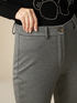 Pantalon flared en maille Milano image number 2