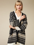 Maxi cardigan jacquard image number 2
