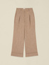 Pantalon palazzo m&eacute;lange viscose image number 4