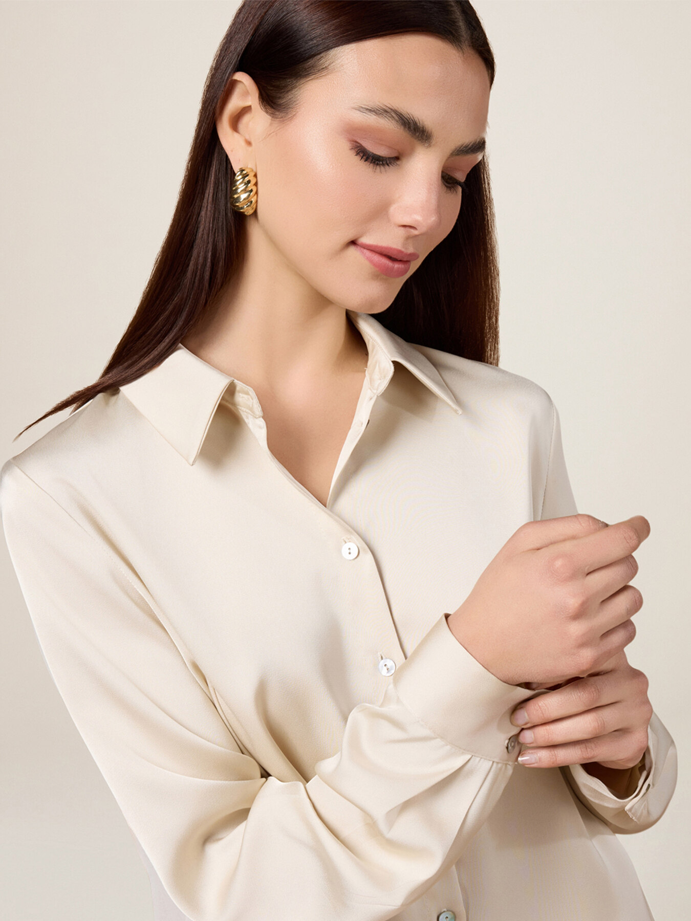 Chemise en satin image number 2