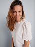 Bluse aus Bio-Viskose mit Stickereien image number 1
