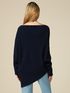 Pull asym&eacute;trique sans coutures image number 1