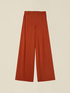 Pantalones palazzo mezcla de lino image number 4
