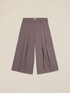 Pantalon-fustă cu pliuri image number 4