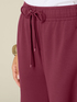 Joggers palazzo cu piping image number 2
