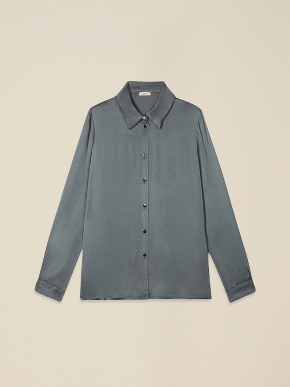Viscose satin shirt