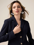 Blazer-Jacke aus Scuba-Cr&ecirc;pe-Stoff image number 2