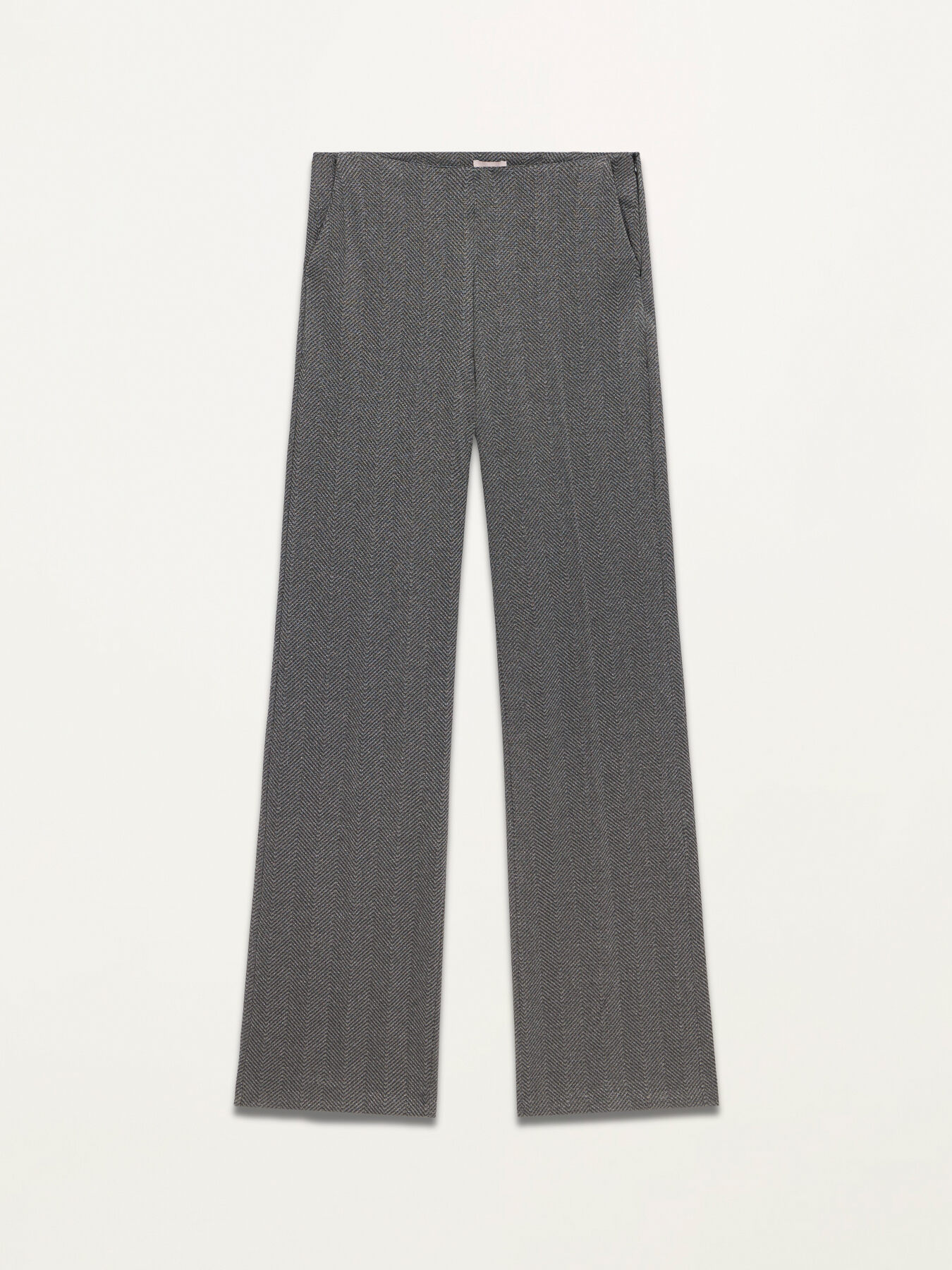 Pantaloni in tessuto chevron lurex image number 4