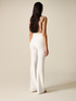 High-waisted flare pants image number 1