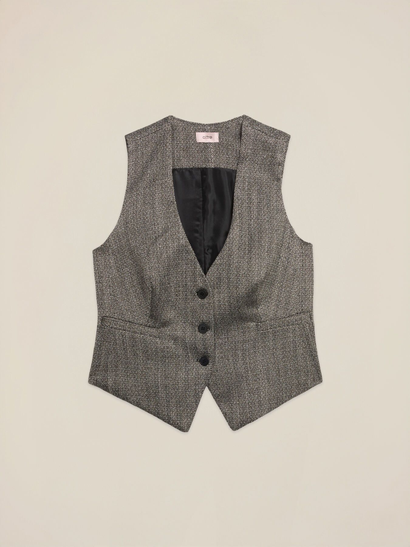 Weste aus gestreiftem Flanell image number 4