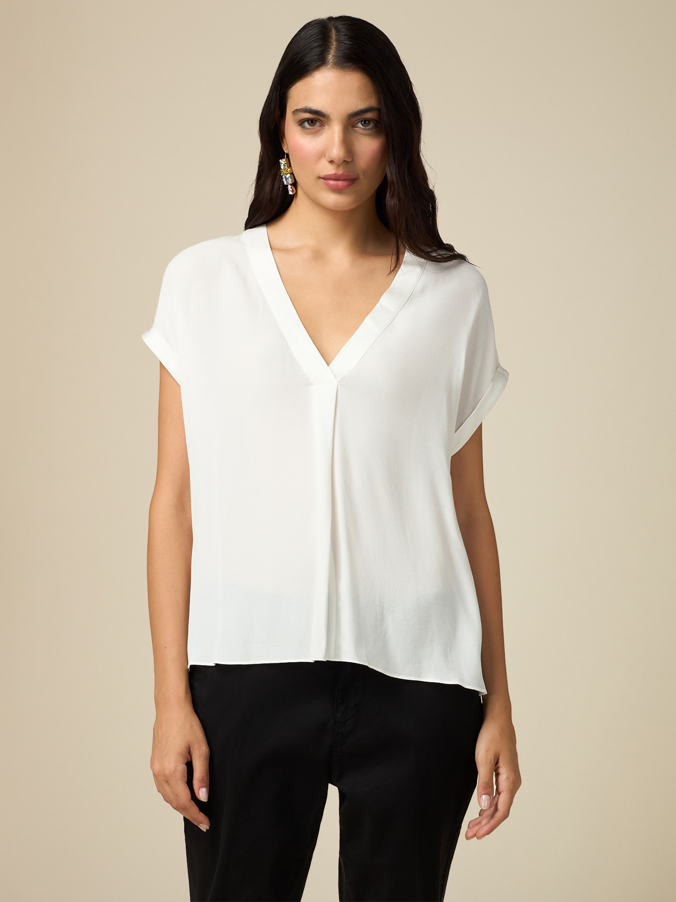 Blusa kimono de viscosa image number 0