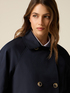 Short double-breasted trench coat image number 2