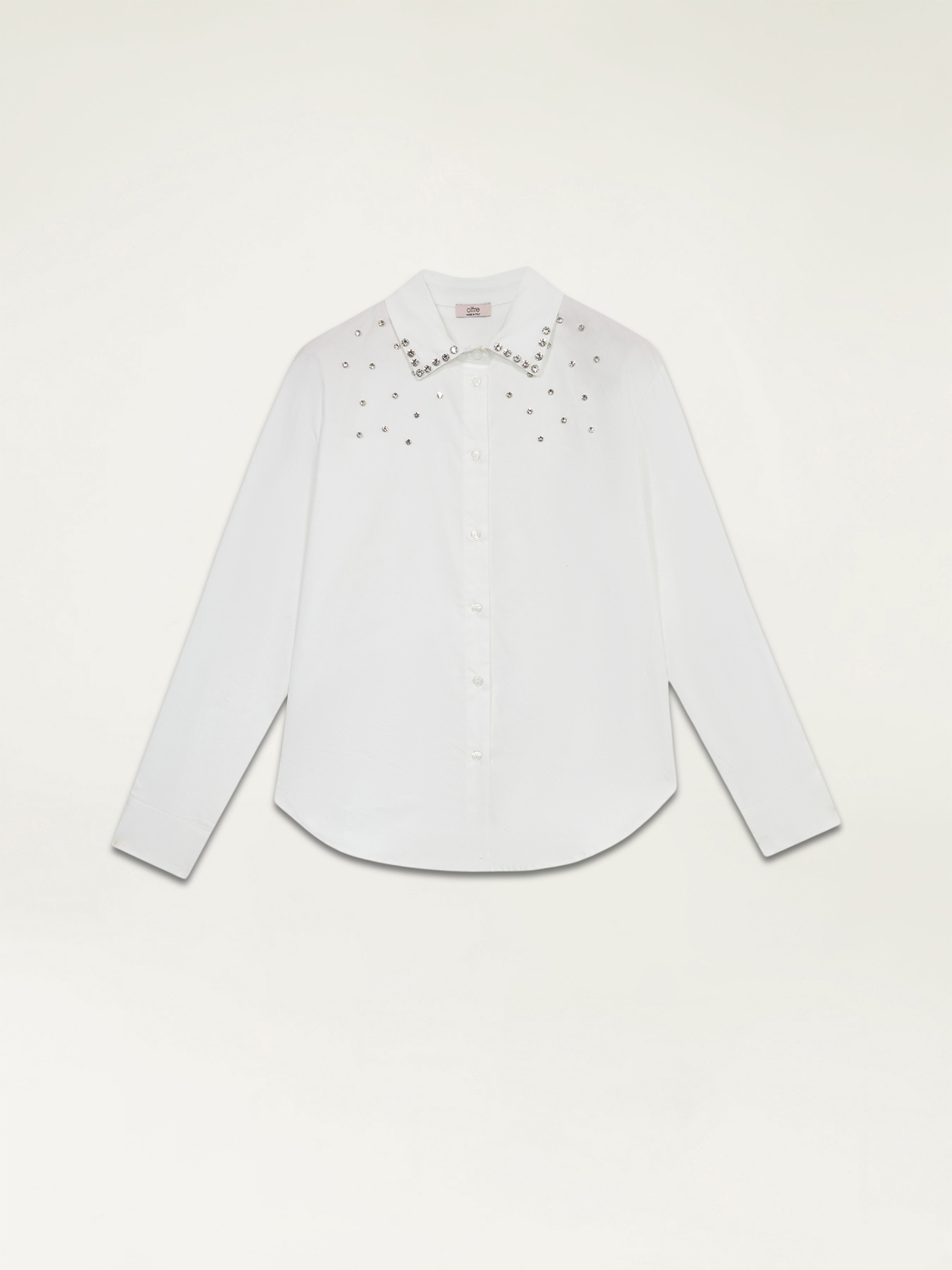 Camicia con pietre crystal image number 3