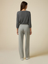 Palazzo-Hose aus Strick image number 1