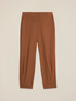 Palazzo pants in fluid fabric image number 4